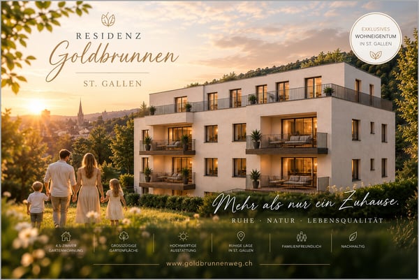 Modern wohnen. Natürlich leben. Mitten in St. Gallen 1