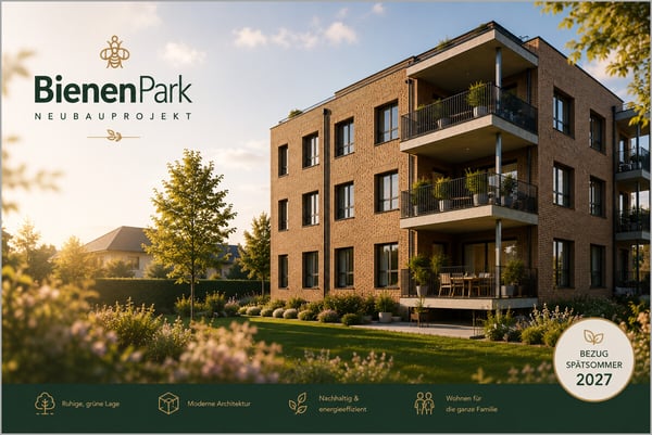 BIENENPARK - Exklusive 3.5 Zimmer-Eigentumswohnung im 3. OG 1