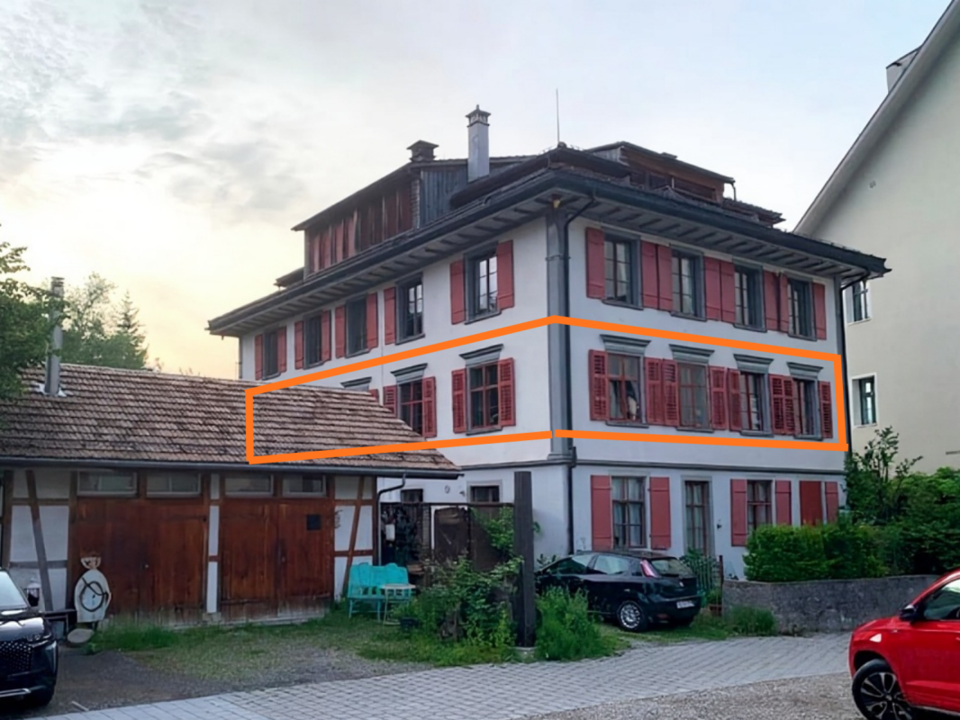Schmuckstück - 6.5 Zi-Whg, vollsaniert mit 200m2-Dachterrasse