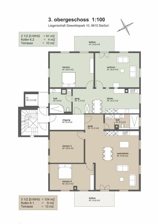 200m² als Gewerberäume oder 1-2 Wohnungen 23