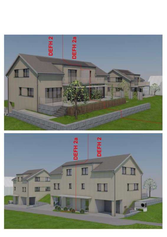Neubauprojekt - Doppel-Einfamilienhaus an zentraler Lage mit Ausbau nach Wunsch