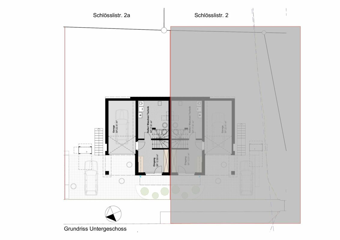 Neubauprojekt - Doppel-Einfamilienhaus an zentraler Lage mit Ausbau nach Wunsch