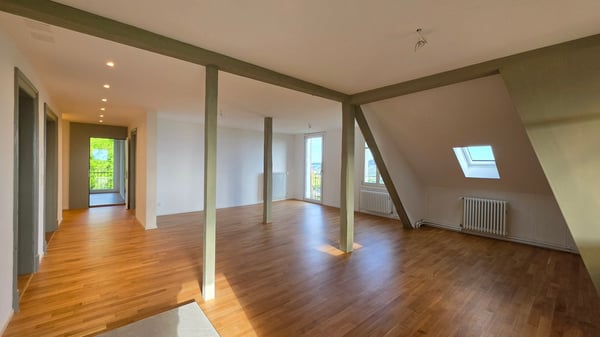 3.5 Zimmer-Dachwohnung 109m2 im 4. OG mit grosser Terrassen 36m2 1