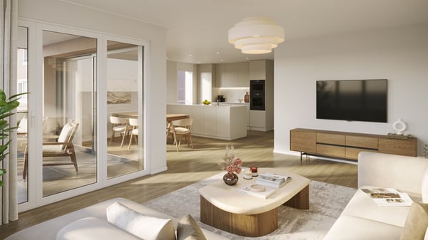 Neubauprojekt Mirabell - 13 Eigentumswohnungen an sonnenverwöhnter Lage mit wunderschöner See- und Weitsicht 2