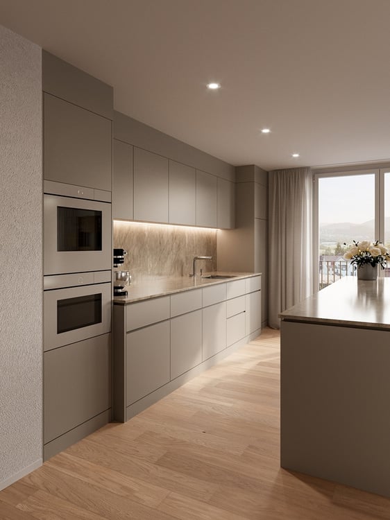 Neubauprojekt HIROKI: 1.5-Zimmer-Attikawohnung 5