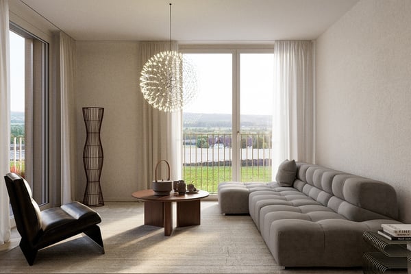 Neubauprojekt HIROKI: 1.5-Zimmer-Attikawohnung 6