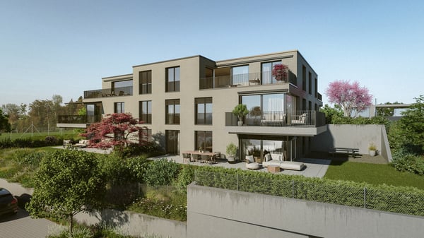 Neubauprojekt HIROKI: 1.5-Zimmer-Attikawohnung 1