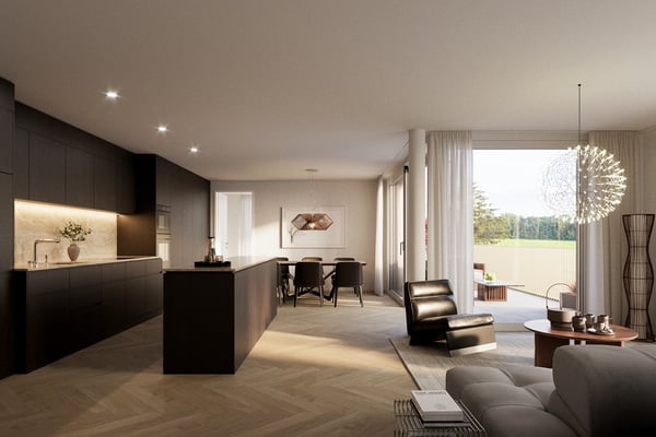 Neubauprojekt HIROKI: 1.5-Zimmer-Attikawohnung 7