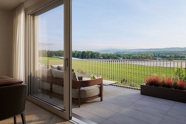 Neubauprojekt HIROKI: 1.5-Zimmer-Attikawohnung 1