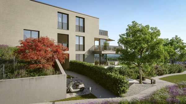 Neubauprojekt HIROKI: 1.5-Zimmer-Attikawohnung 5