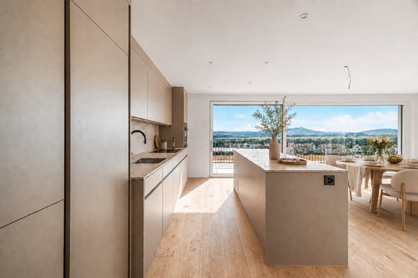 Lichtdurchflutete Attika-Maisonette mit Weitsicht und privatem Garten 3