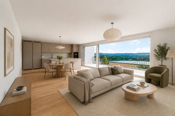 Lichtdurchflutete Attika-Maisonette mit Weitsicht und privatem Garten 1