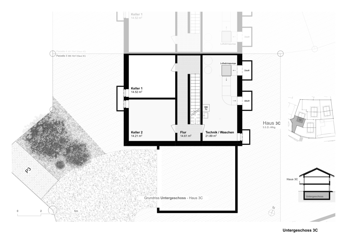 5.5-Zimmer-Doppeleinfamilienhaus als hochwertiger Erstwohnsitz (3C) in Davos Wiesen