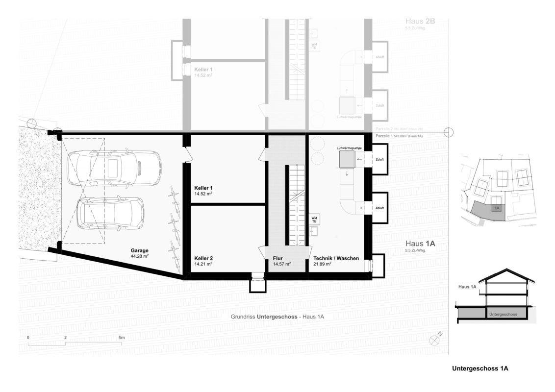 5.5-Zimmer-Doppeleinfamilienhaus als hochwertiger Erstwohnsitz (1A) in Davos Wiesen
