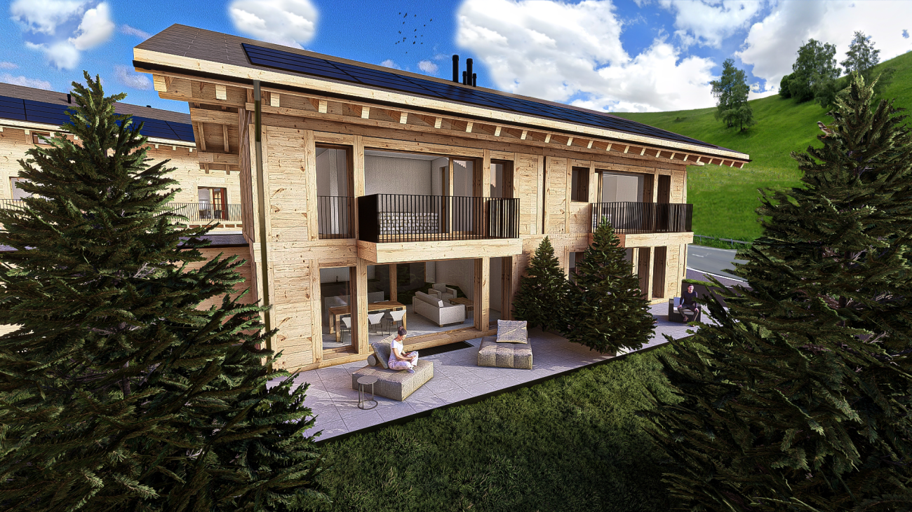 5.5-Zimmer-Doppeleinfamilienhaus als hochwertiger Erstwohnsitz (4D) in Davos Wiesen