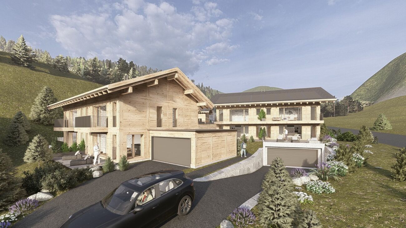 5.5-Zimmer-Doppeleinfamilienhaus als hochwertiger Erstwohnsitz (4D) in Davos Wiesen