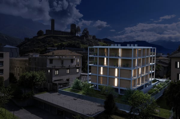 BELLINZONA CENTRO - Attico vista castelli anche residenza secondaria 4