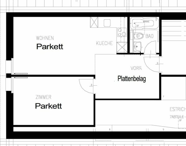 Ruhige 2.5-Zimmerwohnung in grüner Umgebung 7