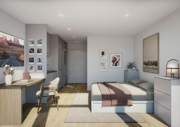 Erstbezug ab 01.03.2027 - Moderne, möblierte Studios mit Seesicht in Wädenswil 4