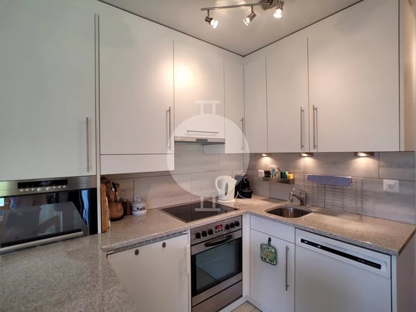 Magnifique appartement d'angle de 1.5 pièces entièrement rénové avec grand jardin et vue imprenable sur les montagnes et la Vallée du Rhône 2