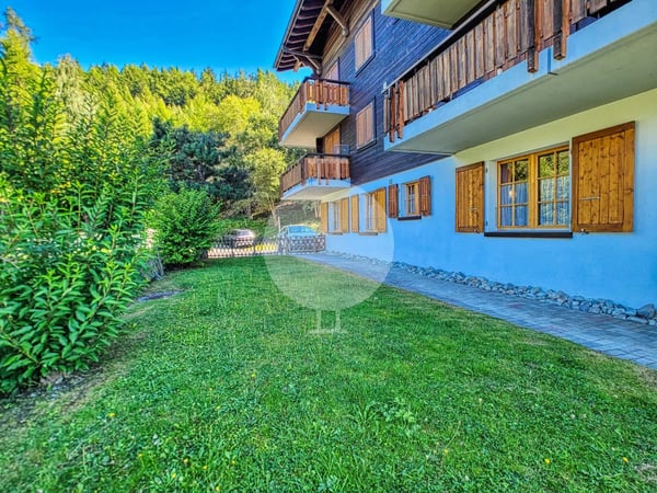 Magnifique appartement 1.5 pièces en rez-de-jardin situé aux Mayens-de-l'Ours 6