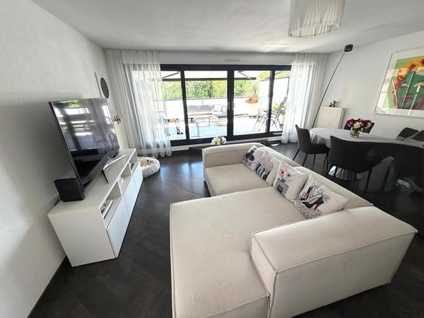 Duplex d'exception aux portes de la Suisse - Terrasse, jardin, vue 5