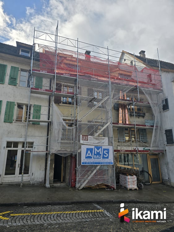 Immeuble entièrement transformé ? 4 appartements + 1 surface commerciale à Porrentruy(JU) 1