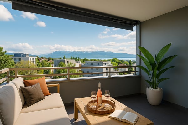 1007 Lausanne - Appartement de standing avec vue panoramique sur le lac Léman 1