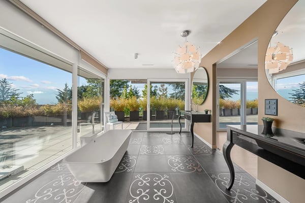 Duplex en attique avec vue dégagée sur le lac Léman 7