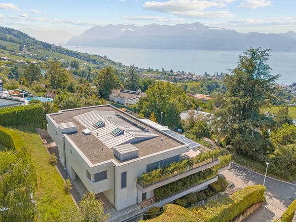 Duplex en attique avec vue dégagée sur le lac Léman 3
