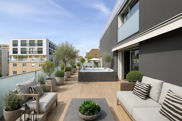 Exclusivité - Superbe attique contemporain au coeur de Saint-Jean 2