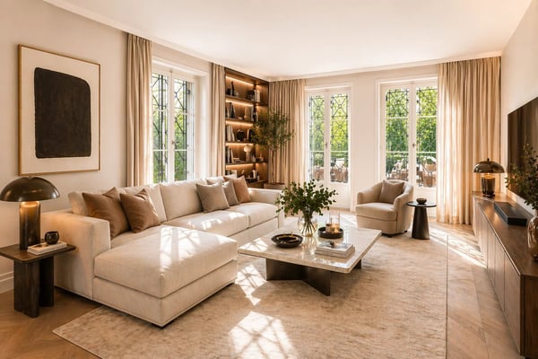 Grand appartement de 4 chambres avec jardin privé, Vandoeuvres 1