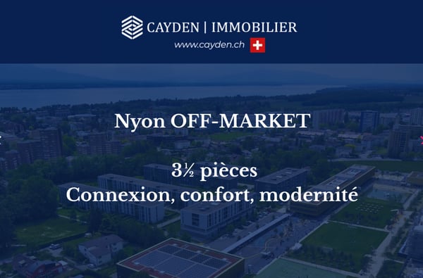 Superbe appartement traversant 3.5 pièces 4