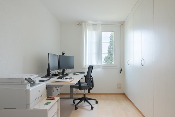 1.5 pièces avec grand Balcon Sud-Ouest et dégagement sur les Alpes au centre de Lonay 8