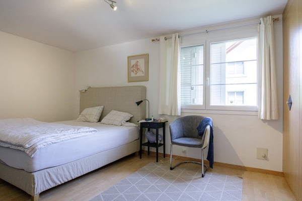 1.5 pièces avec grand Balcon Sud-Ouest et dégagement sur les Alpes au centre de Lonay 6