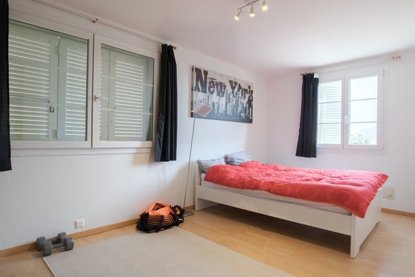 1.5 pièces avec grand Balcon Sud-Ouest et dégagement sur les Alpes au centre de Lonay 7