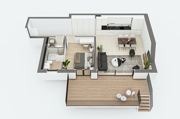 Appartement neuf, en cour de construction. 8