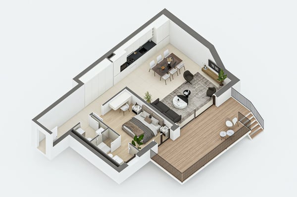 Appartement neuf, en cour de construction. 9