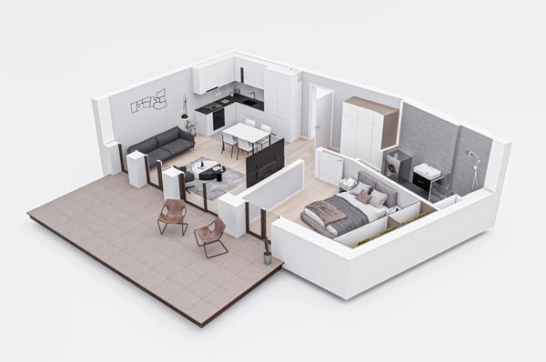 Appartement neuf avec vue rivière et forêt 7