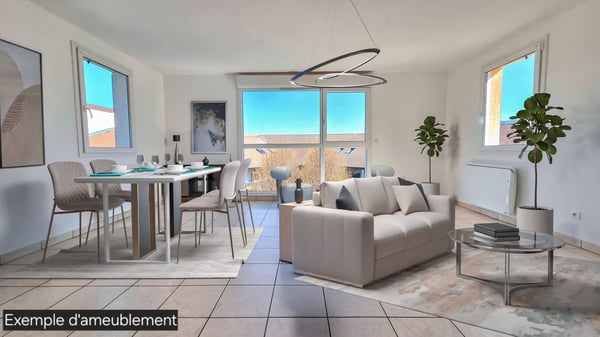 Beaumont Le Châble : Lumineux T3 avec garage et cave 1