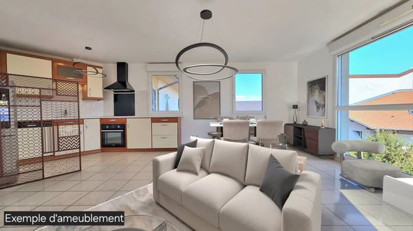 Beaumont Le Châble : Lumineux T3 avec garage et cave 5