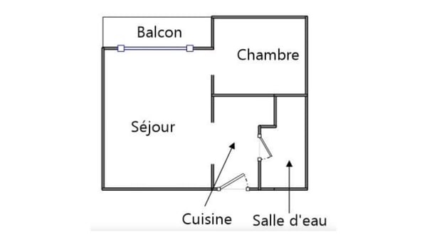 Thonon-les-Bains Morcy : T2 lumineux avec terrasse 12