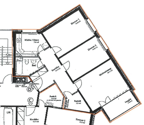 Grosszügiger Grundriss / Zentrale Lage 10