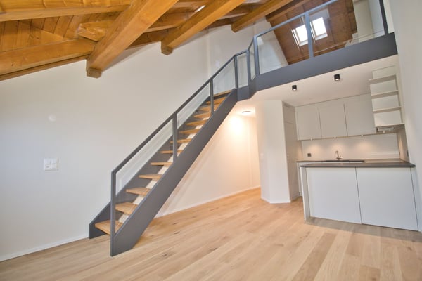 Aussergewöhnliche Maisonette-Dachwohnung 13