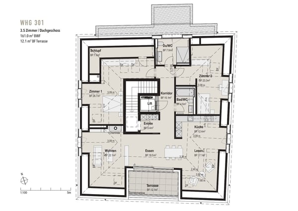 Stilvoller Rückzugsort mit Aussicht über Zürich-Höngg 5