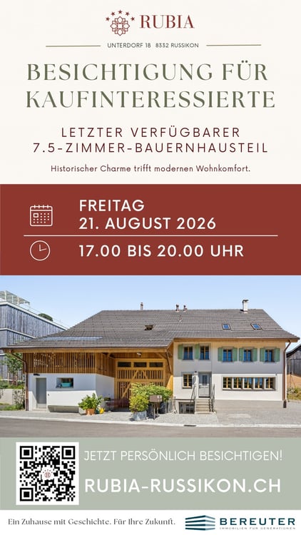 Letzte Gelegenheit: Einzigartige 7.5-Zimmer-Bauernhaushälfte 1