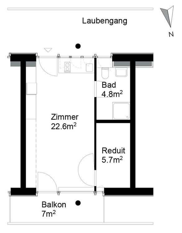 Kleinstwohnung für ausgesuchte Teilstrecken auf der Reise des Lebens 7