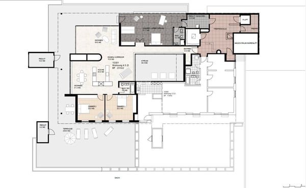 Geräumige Attika mit grosszügiger Dachterrasse in Schlieren 12