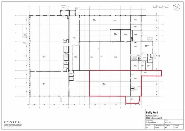 Gewerbe & Lagerräume im EG mit eigener Laderampe im Bally-Cluster 2