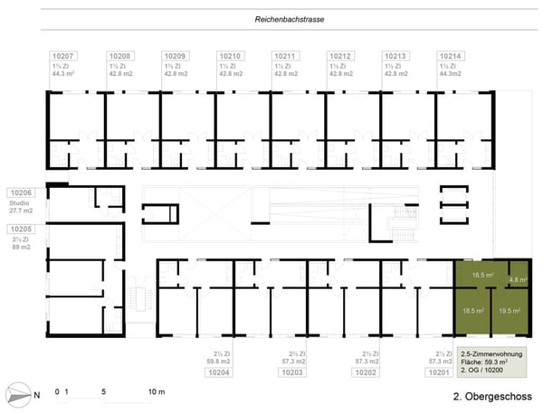 Moderne 1.5-Zimmerwohnung in der Nähe Tiefenau 11